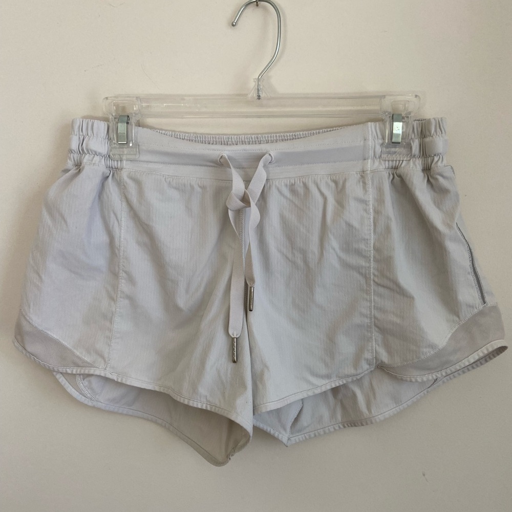 lululemon athletica Gray Athletic Shorts with Elastic Waistband